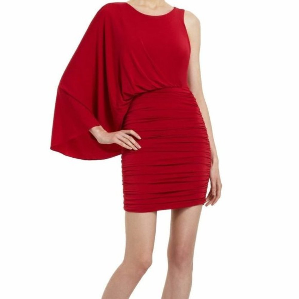 BCBG Max Azria Venus Cocktail Dress Red XS